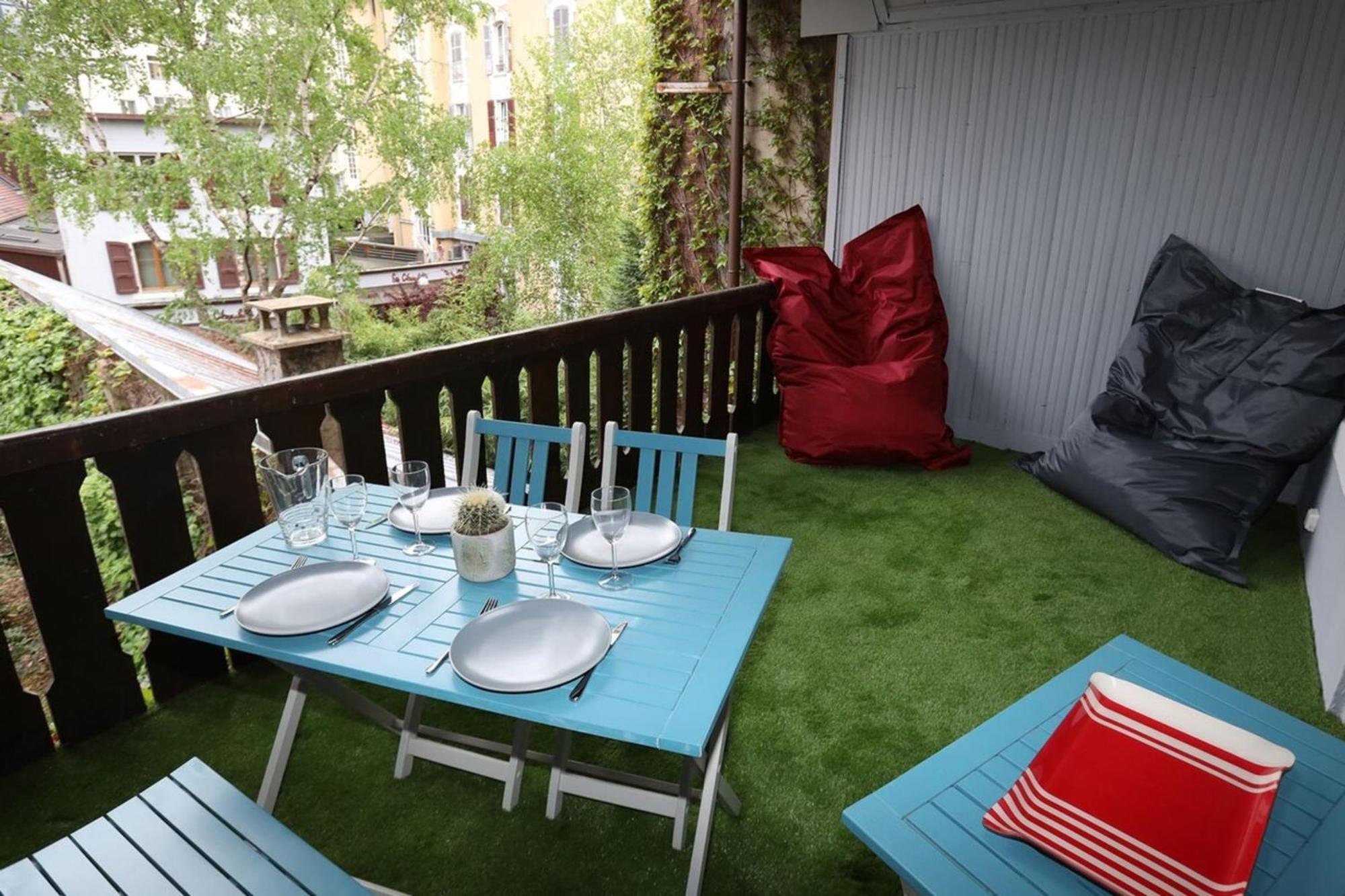 55 M2 Apart With Big Terrace In Annecy Downtown Dış mekan fotoğraf